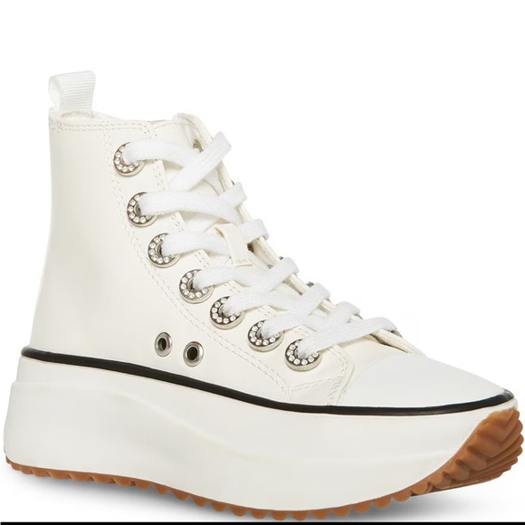 Steve Madden Girls' J-Winston High Top Platform Sneakers (Youth) size 1 - Picture 1 of 9